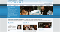 Desktop Screenshot of inhomedentalcare.com